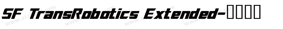 SF TransRobotics Extended字体转换